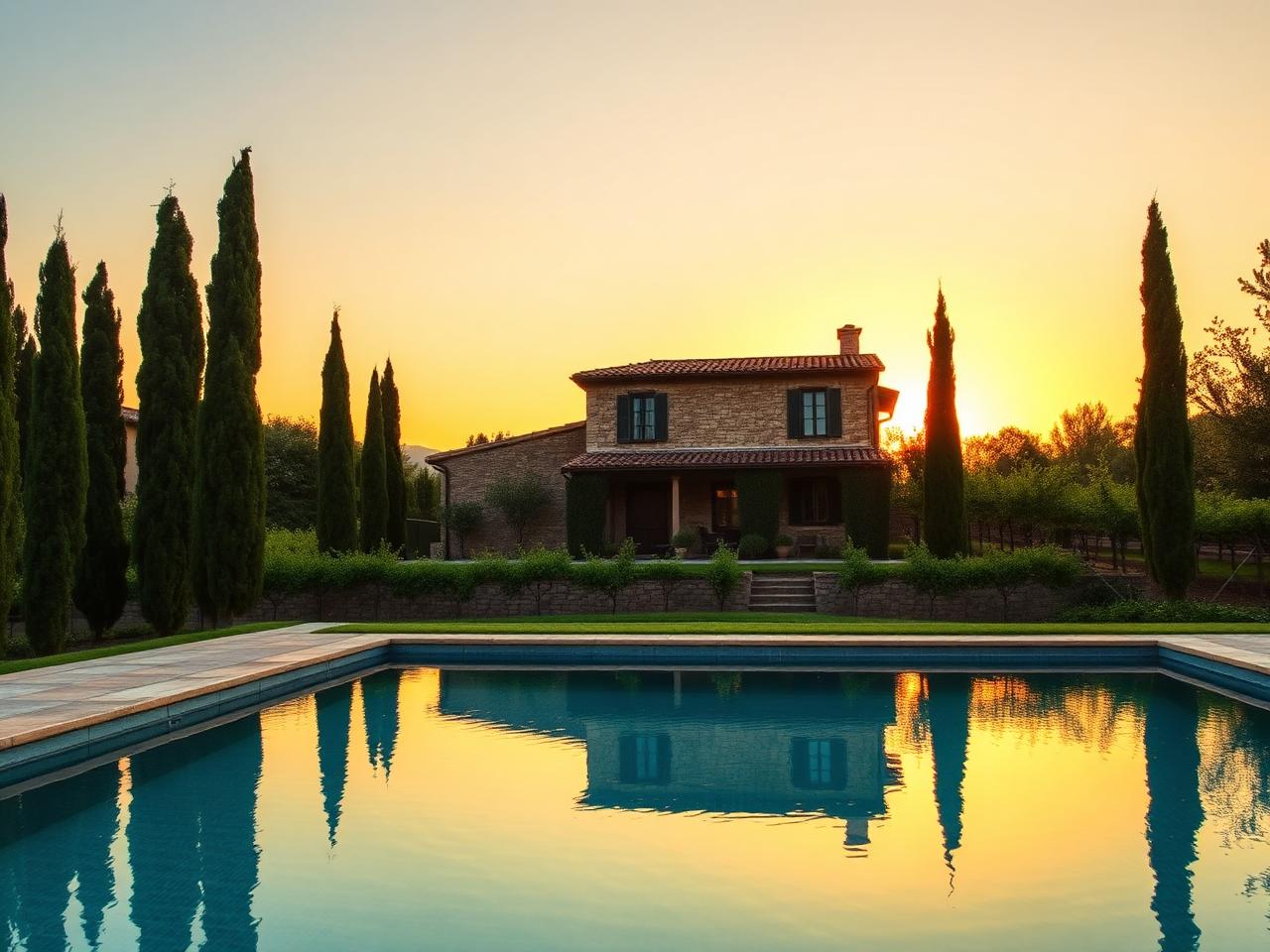Villa Belvedere — Val d'Orcia, Toscana